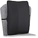 Safco 71301 Remedease Full Height Backrest, 14w x3d x20h, Black, 1 Count (71301)