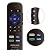 Replacement Remote Control Compatible with All Philips Roku TV Smart TVs?Only Works with Philips Roku TV, Not for Roku Stick and Roku Box? (Netflix/Disney Plus/Hulu/Vudu)