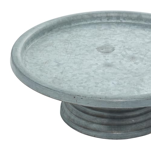 Deco 79 49189 Metal Galvanized Cake Stand thumb #1