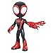 Hasbro Marvel Spidey and His Amazing Friends Miles Morales Figurine Spider-Man Super Size Jouet préscolaire à partir de 3 Ans Multicolore