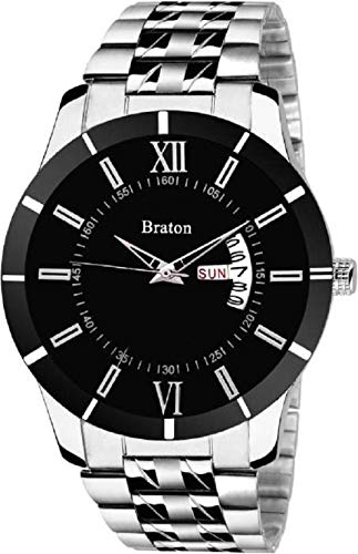 Braton BT1174SM23 New Generation Multicolor Dial Silver Stainless Steel Strap Analog Wrist Watch - for Men