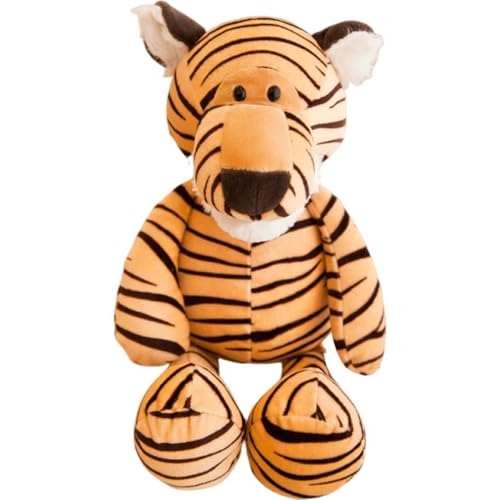 LGWJHCY Tigre Plush Toy, 25 cm Tiger Soft Doll, Tiger Birthday Soft Toy, Tiger Doll Toy 3D Throw Pillow Pillow Cartoon Toy, Plush Creative Birthday Gifts for Children