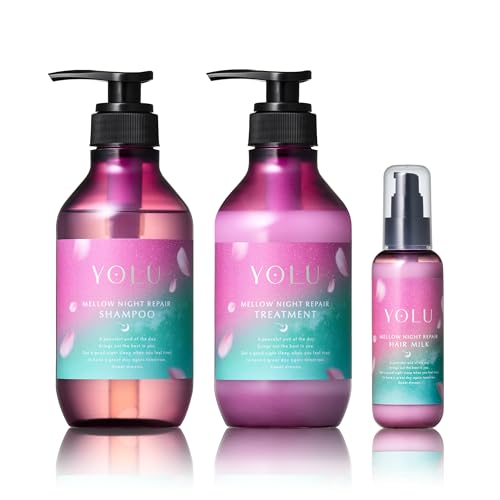 YOLU ヨル トリーツ スプリング メロウナイトリペア ヘアミルク セット