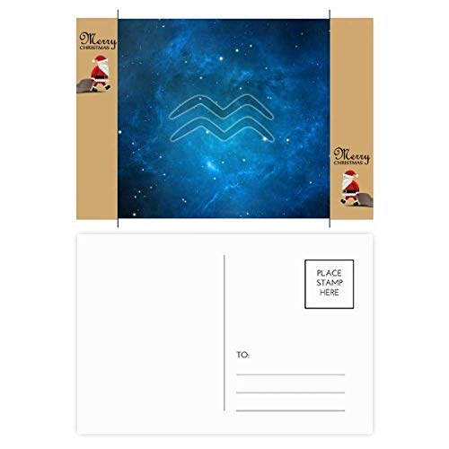 Cartes postales Verseau au motif nuit étoilée et constellation au fini de haute précision