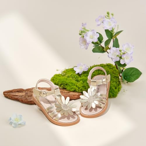 Image of Kiderence Toddler Girls Sandals Little Girls Kids Summer Shoes Toddler Sandals
