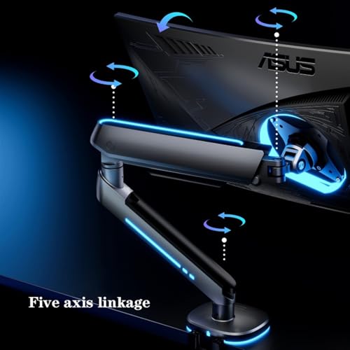 Bras de moniteur unique à triple pour moniteur de jeu RVB : sublimez votre setup informatique