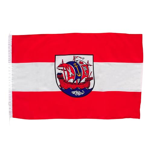 Drapeau de Bremerhaven anti-déchirure Netflags tissu lourd 160g