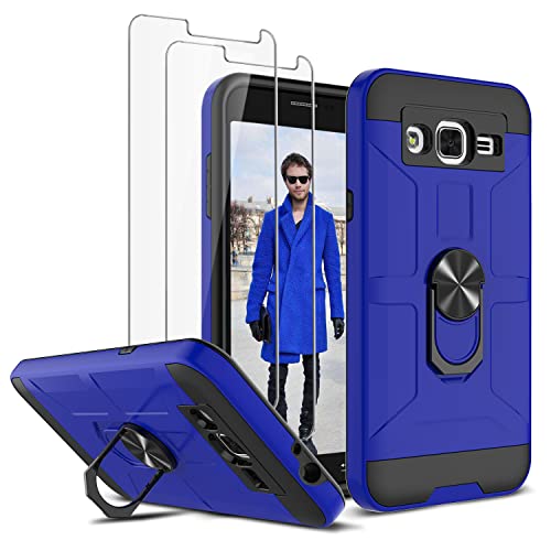 Galaxy Sky Case,Galaxy J3 2016/J3 V Case,Galaxy Express/Amp Case,Galaxy Sol Case, Jeylly Slim Thin Soft Tpu Clear Crystal Shock Absorbing & Scratch Hybrid Rubber Plastic Phone Case Cover #TOP1