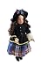 Melody Jane Maison de Poupées Victorien Petite Fille en Hiver Tenue 1:12 Échelle Porcelaine Personnages