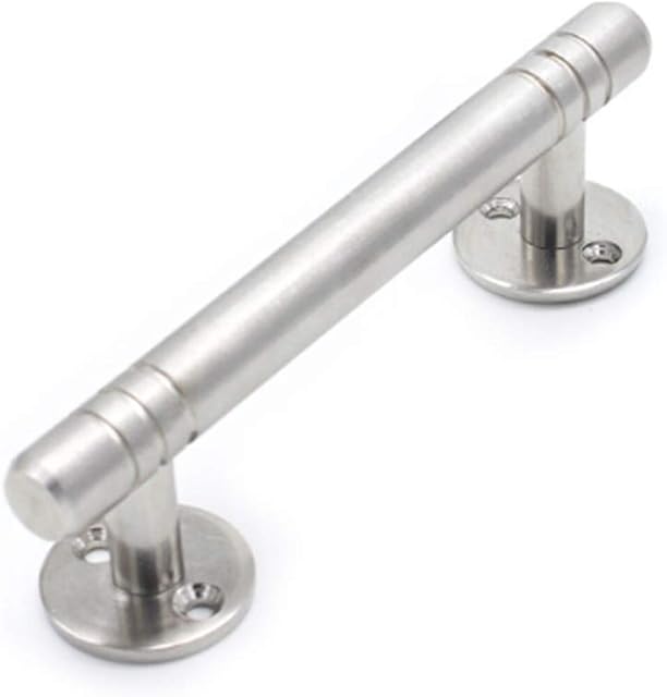 SELUXU Stainless Steel Furniture Drawer Pulls Cupboard Knobs Brushed Nickel Bathroom Cabinet T Bar Handle