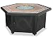Uniflame GAD1380SP Lp Gas Outdoor Firebowl with Decorative Tile Mantel
