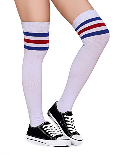 Leotruny Thigh High Socks for Women: Suitable for Cosplay Daily Wear - Cotton Knee High Socks3