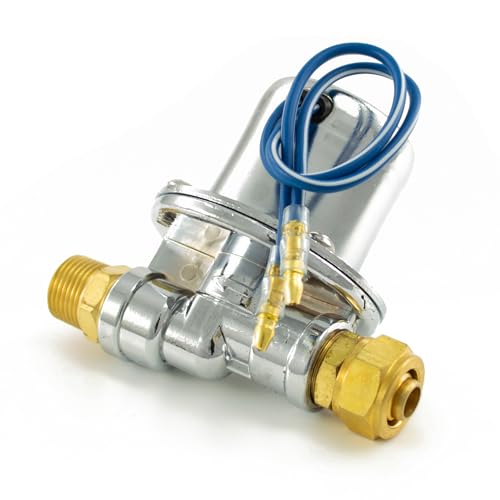 Chrome 3/8 in Solenoid Valve