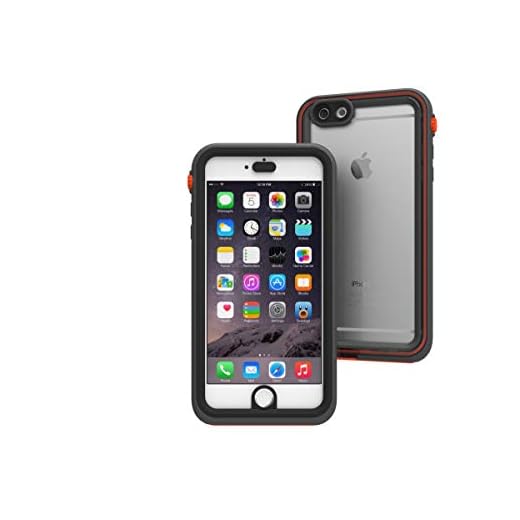 Waterproof case for iPhone 6 Plus, Shock Proof, Drop Proof by Catalyst for iPhone 6+ with High Touch Sensitivity ID (Rescue Ranger)