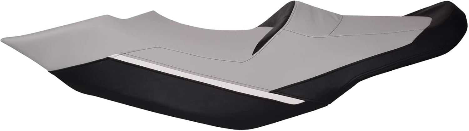 BlackTip Jetsports Seat Cover Compatible with Sea-Doo Wake Pro 215 2011-2015 (Gray/Black/White)