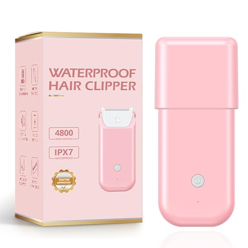 OPENBEAUTY Cortapelos profesional para gatos de pelo largo, silencioso, gato rosado, LGL006