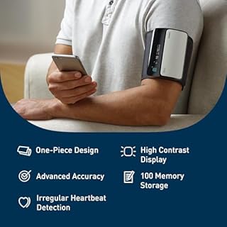 OMRON Evolv Wireless Blood Pressure Monitor for Home Use & Upper Arm Blood Pressure Cuff - #1 Doctor & Pharmacist Recommended Brand - Clinically Validated - Connect App