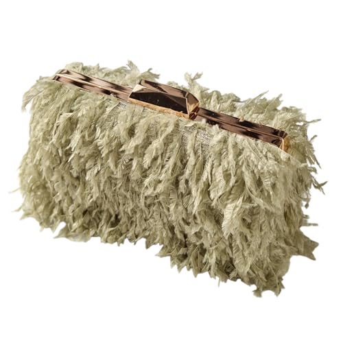 Sac de soirée en fourrure raffiné avec bandoulière haut de gamme