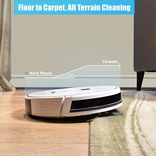LUBY HI3 Recharge Automatique Robot Aspirateur Blanc Silencieux Poils D'animaux Tapis Nettoyage Des Sols - Image 5
