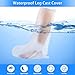 Clheatky Waterproof Cast Cover for Shower Adult Leg Cast Covers for Bath Adult Reusable Cast Protector for Shower Leg to Keep Wound & Bandages Dry Cast Bag for Foot Ankle