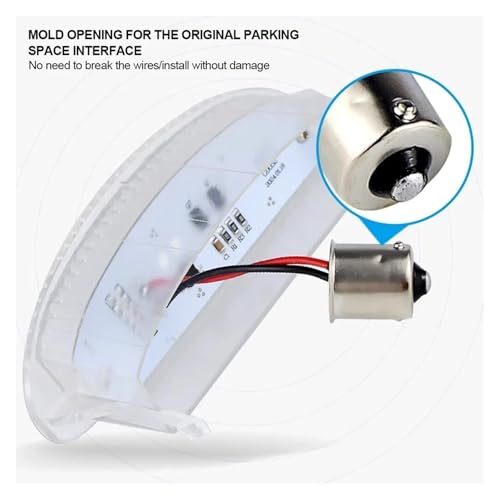 Luz LED de matrícula para Clio 2 y Twingo 1 repuesto homologado OEM 7700410754 pack de 2 unidades 6