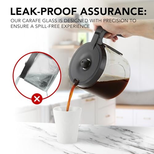 12-Cup Coffee Carafe Compatible with Keurig K-Duo Essentials, K Duo Hot & Iced – Will NOT Fit Keurig K-Duo Single Serve by COSPARX - Image 4