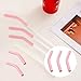 Lilaly 6 pcs Silicone Straw Tips, Metal Straws With Silicone Tip, Rubber Straw Tips, Silicone Tips for Metal Straws, Silicone Straw Covers, Silicone Straws (Pink)
