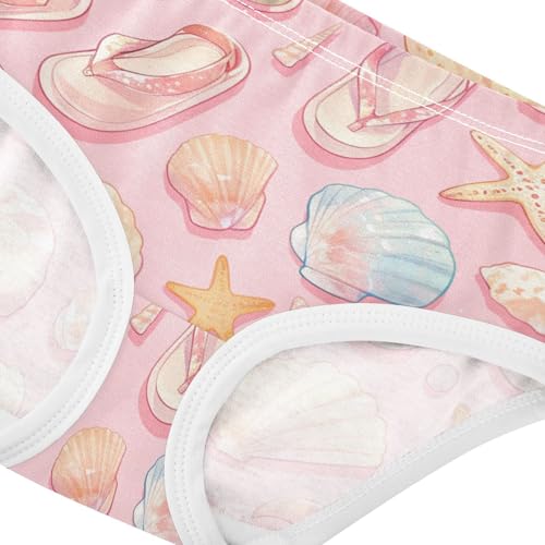 GuoChe Underwear Panties Toddler Cotton Underwear for Baby Girls in Sizes 2T,3T, 4T, 5T, 6Y and 8Y4