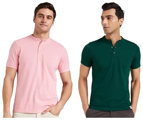 Image of Amazon Brand - Symbol Men's Cotton Regular Fit Polo Shirt (Pack of 2)