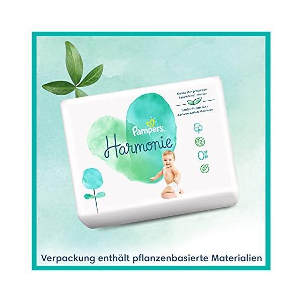 Pampers Baby Windeln Größe 1 (2-5 kg) Pure Protection, 102 Stück, HALBMONATSBOX, Mit Premium-Baumwolle Und… – Bild 9