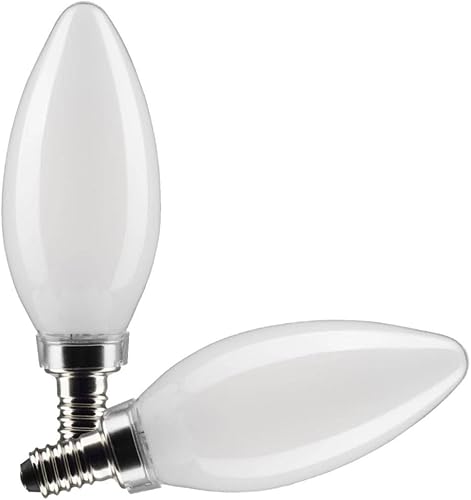 Satco 21823-4B11LED927FR120VE122CD Decorativa (S21823) Bombilla LED de punta roma