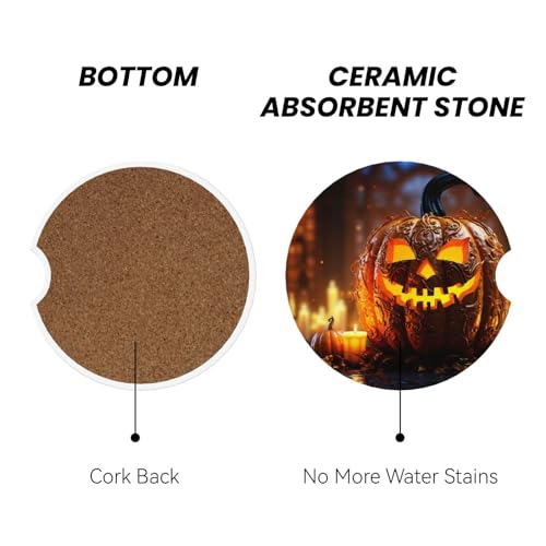 2 Pack Posavasos Para Carros De Cerámica Para Porta Vasos miniatura 2