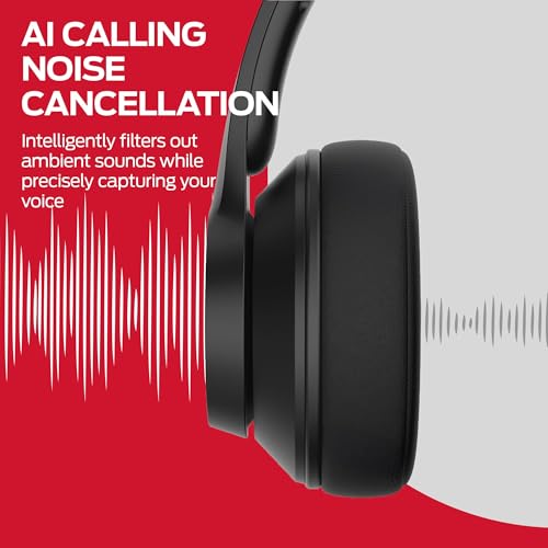 Monster Mission 100 Bluetooth Headphones, On Ear Headphones with Immersive Bass, Crystal Clear Call, 40H Playtime, Bluetooth 5.4, Comfortable Fit Wireless Headset for Travel Work - Image 6