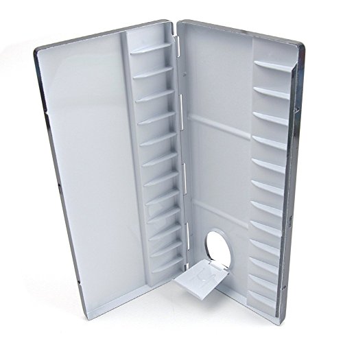 Color Around Aluminum Watercolor Palette (26 Well(8.07"X3.35"X0.71")) #TOP1