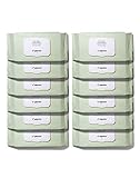 Pipette Baby Wipes with Renewable Plant-Derived Squalane (Fragrance-Free) (50 Count (Pack of 12))
