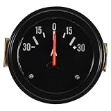 LABRIMP Analoges Amperemeter 12–24 v mit Präziser Stromanzeige und Metallgehäuse für Pkw Lkw und Landwirtschaftliche Fahrzeuge Einfache Installation im Dashboard