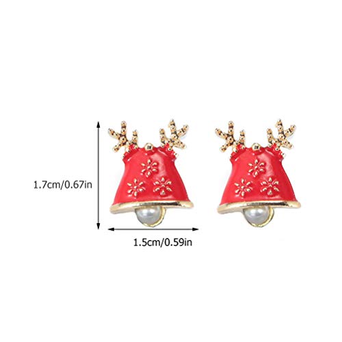BESTOYARD 8 pares de brincos criativos de Natal simples e adoráveis pingentes de orelha estilo aleat