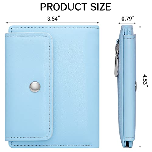Geead Small Wallet For Women With Zipper Coin Pocket Rfid Blocking Credit Card Holder #TOP3