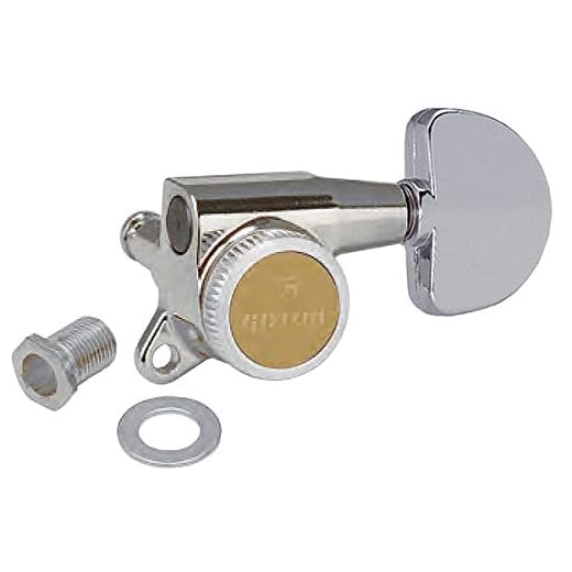 Gotoh® »SG381 MG-T - GUITAR MACHINE HEADS« 1 Set Clavijas con bloqueo para guitarra eléctrica - 3L/3R - 1:16 Ratio - Color: Chrome