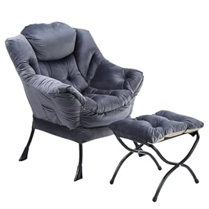 Isudjunt EUWSNJ002 Loungesessel-Set mit Hocker