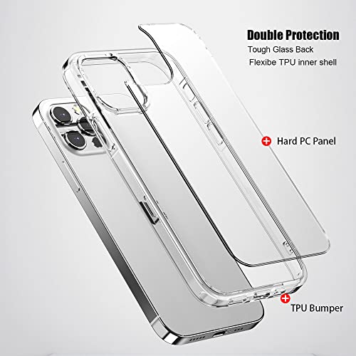 Coque PC TPU hybride iPhone 12 transparente anti rayures