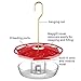 Juegoal 12 oz Hanging Hummingbird Feeder with 8 Feeding Ports
