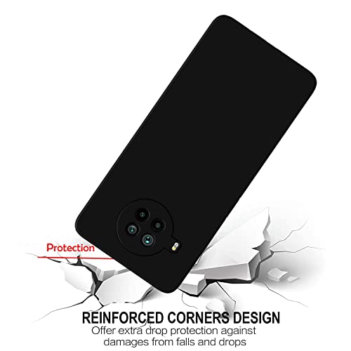 Image of HELLO ZONE Soft Back Case Cover for Xiaomi Mi 10i - Black
