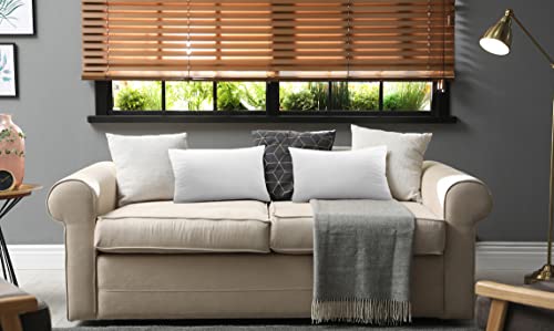 image for Utopia Bedding Throw Pillows (Pack of 2, White) - 12 x 20 Inches Bed a