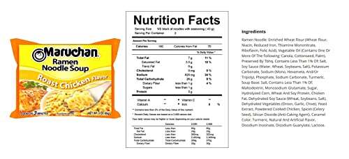 Maruchan Ramen Noodle Soup Variety, 11 Flavors, 3 Ounce, 2 Packages each Flavor, Total 22 Packages