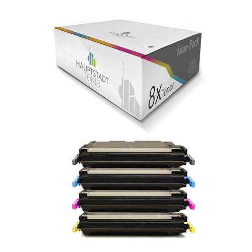 HAUPTSTADT TONER Tóner 8X compatible para HP Color Laserjet 5500 5550 sustituye a C9730A 33A 645A