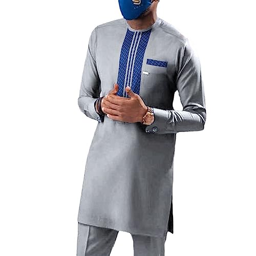 Tenues pour Hommes Africain Dashiki : Ensemble Survêtement Slim