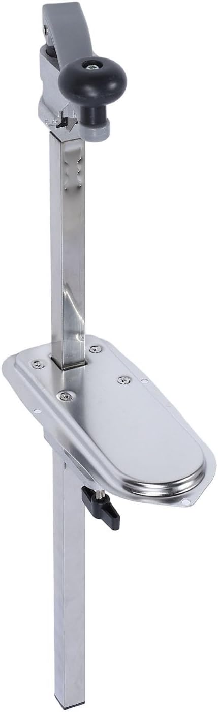 Table Can Opener Stainless Steel Heavy Duty Effortless Quick Open Manual Tabletop Mount Can Opener for Restaurant Commercial Kitchen Durable Anti Slip Design