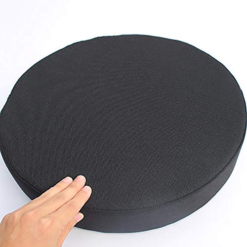 Futon coussin de sol capitonné de haute densité noir 40cm - 2