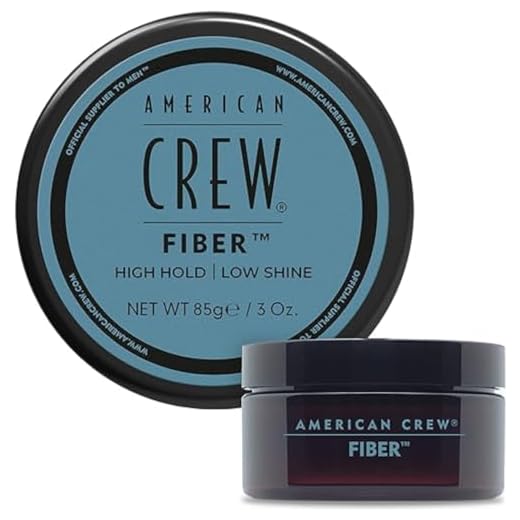 Men's Hair Fiber by American Crew, Like Hair Gel with High Hold with Low Shine, 3 Oz (Pack of 1)